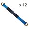 Tie 4 Safe 2" x 21" Axle Straps w/ Sleeve & D Rings, WLL: 3, 333 lbs., PK12 RT41A-21M18-BU-C-12 - alternate 1
